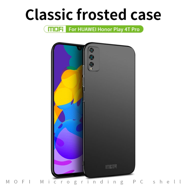 For Huawei Honor Play 4T Pro MOFI Frosted PC Ultra-thin Hard Case(Gold) - Honor Cases by MOFI | Online Shopping South Africa | PMC TechLife