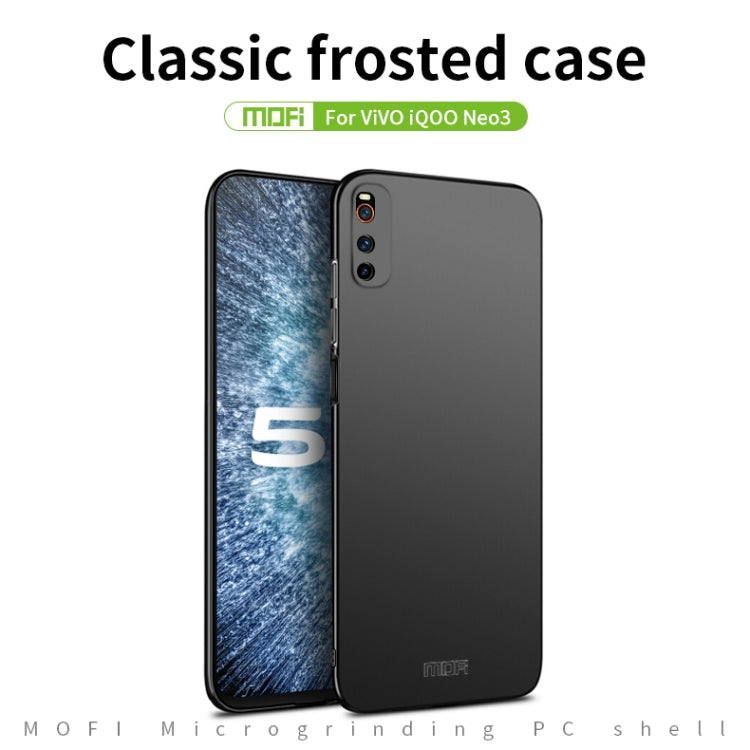 For Vivo iQOO Neo 3 MOFI Frosted PC Ultra-thin Hard Case(Blue) - free shipping - PMC TechLife - Order now!