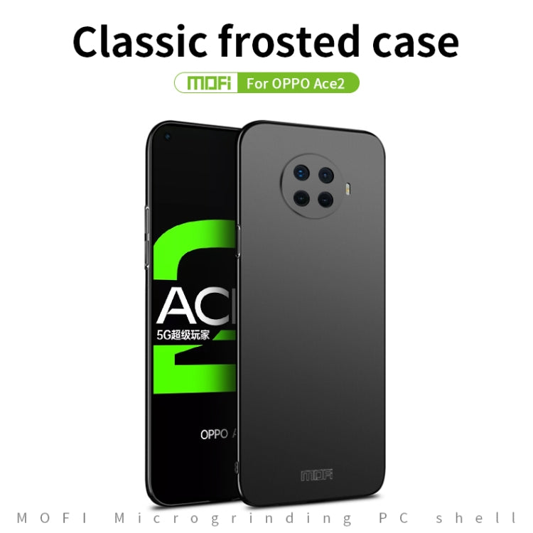 For OPPO Ace2 MOFI Frosted PC Ultra-thin Hard Case(Gold) - OPPO Cases by MOFI | Online Shopping South Africa | PMC TechLife