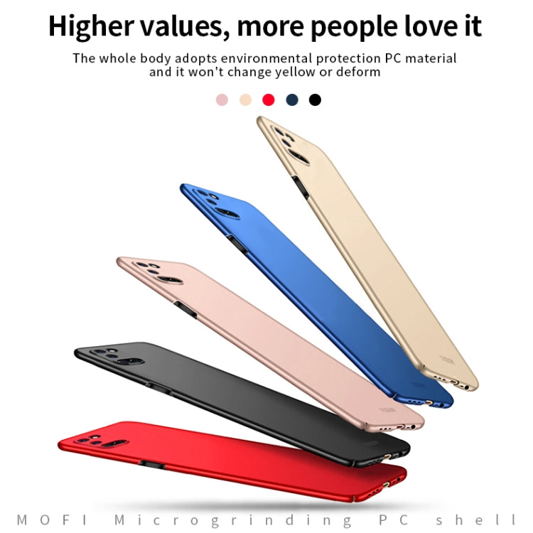 For OPPO A52 MOFI Frosted PC Ultra-thin Hard Case(Red) - OPPO Cases by MOFI | Online Shopping South Africa | PMC TechLife