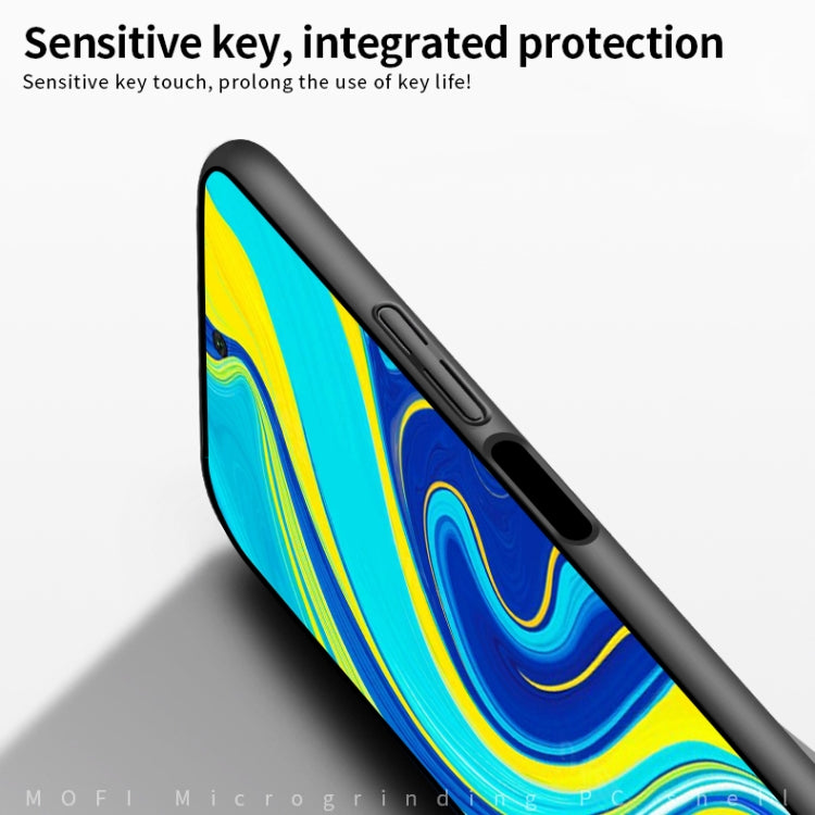 For Xiaomi RedMi Note9S/Note9Pro  MOFI Frosted PC Ultra-thin Hard C(Black) - Xiaomi Cases by MOFI | Online Shopping South Africa | PMC TechLife | Buy Now Pay Later Mobicred