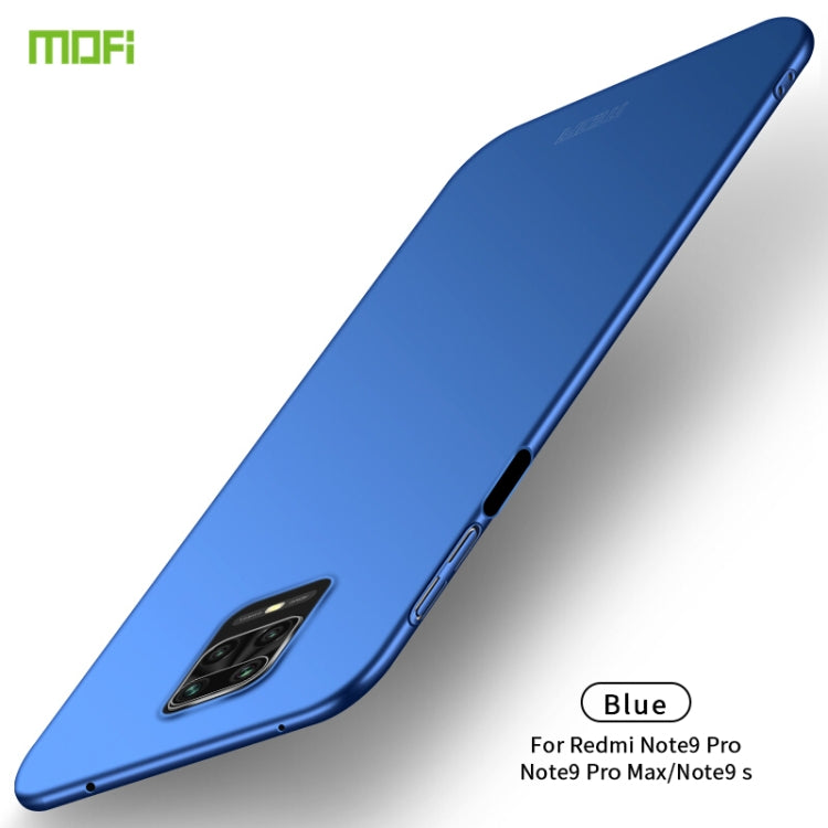 For Xiaomi RedMi Note9S/Note9Pro  MOFI Frosted PC Ultra-thin Hard C(Blue) - Xiaomi Cases by MOFI | Online Shopping South Africa | PMC TechLife | Buy Now Pay Later Mobicred