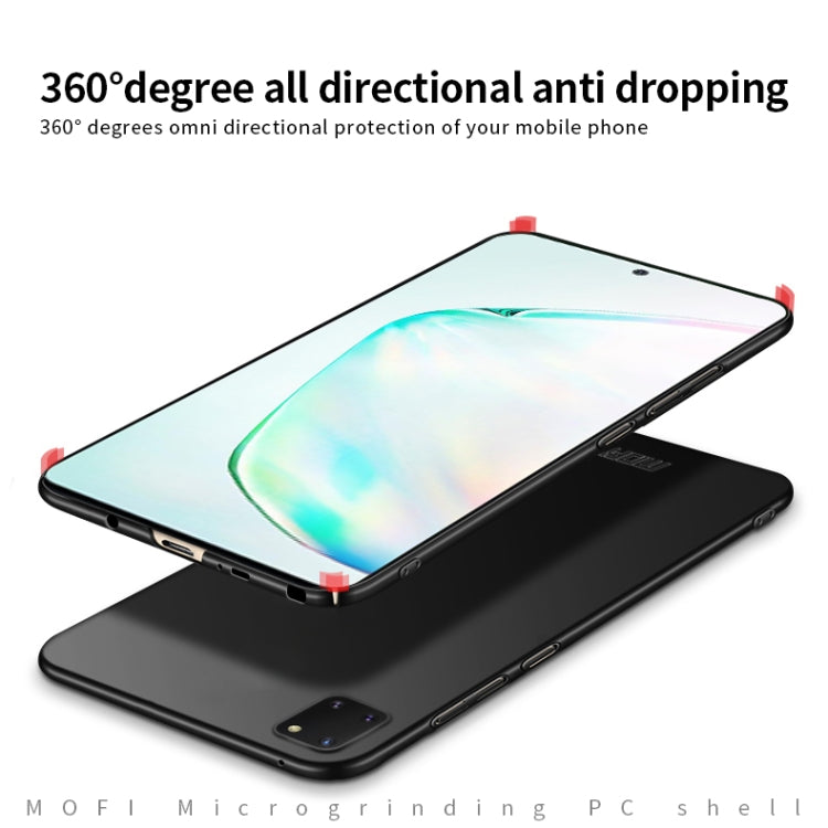 For Samsung Galaxy A81/Note10Lite MOFI Frosted PC Ultra-thin Hard C(Black) - Galaxy Phone Cases by MOFI | Online Shopping South Africa | PMC Jewellery