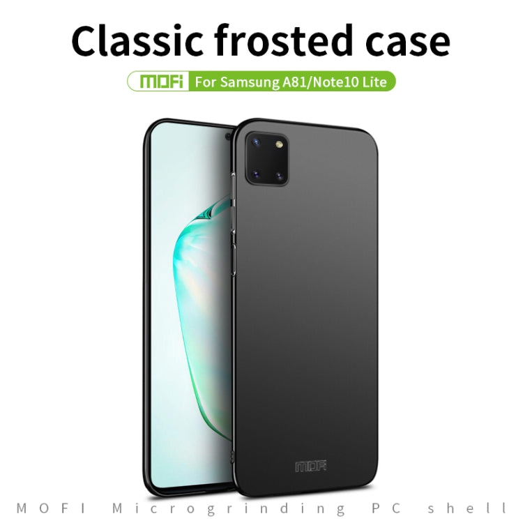 For Samsung Galaxy A81/Note10Lite MOFI Frosted PC Ultra-thin Hard C(Rose gold) - Galaxy Phone Cases by MOFI | Online Shopping South Africa | PMC TechLife
