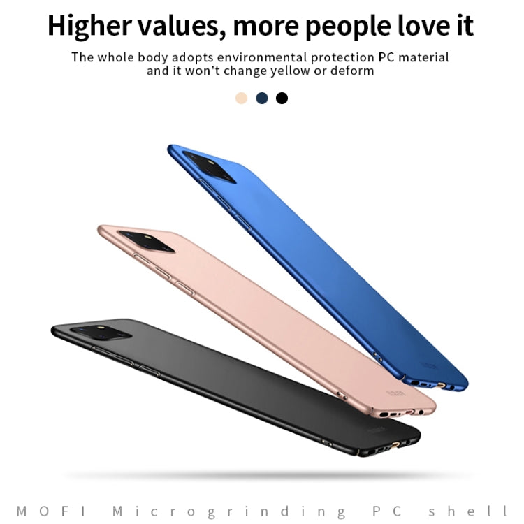 For Samsung Galaxy A81/Note10Lite MOFI Frosted PC Ultra-thin Hard C(Rose gold) - Galaxy Phone Cases by MOFI | Online Shopping South Africa | PMC TechLife