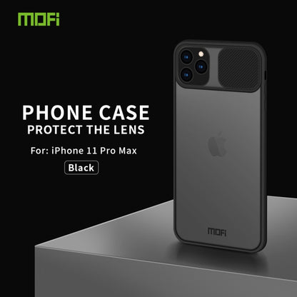 For iPhone 11 Pro Max MOFI Xing Dun Series Translucent Frosted PC + TPU Privacy Anti-glare Shockproof All-inclusive Protective Case(Black) - iPhone 11 Pro Max Cases by MOFI | Online Shopping South Africa | PMC Jewellery