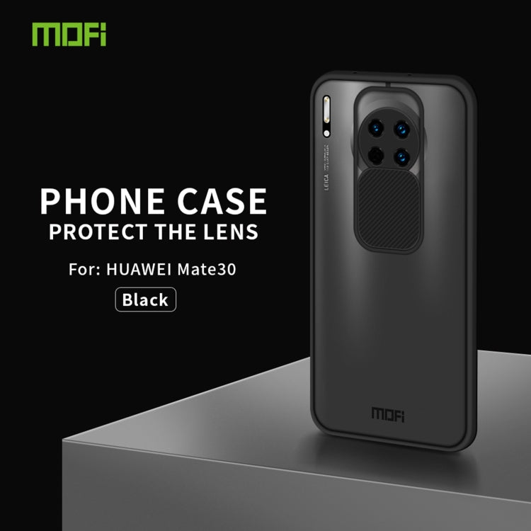 For Huawei Mate 30 MOFI Xing Dun Series PC + TPU Anti-peep Waterproof And Anti-drop All-inclusive Protective Shell, Translucent Frosted(Black) - Huawei Cases by MOFI | Online Shopping South Africa | PMC Jewellery