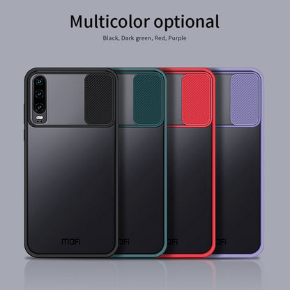 For Huawei P30 MOFI Xing Dun Series PC + TPU Anti-peep Waterproof And Anti-drop All-inclusive Protective Shell, Translucent Frosted(Purple) - Huawei Cases by MOFI | Online Shopping South Africa | PMC Jewellery