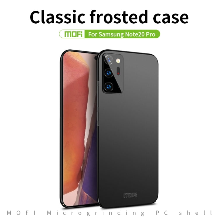 For Samsung Galaxy Note20 Ultra MOFI Frosted PC Ultra-thin Hard Case(Black) - free shipping - PMC TechLife - Order now!