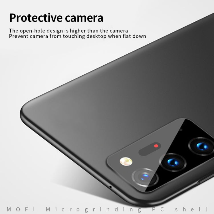 For Samsung Galaxy Note20 Ultra MOFI Frosted PC Ultra-thin Hard Case(Black) - free shipping - PMC TechLife - Order now!