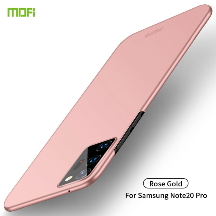 For Samsung Galaxy Note20 Ultra MOFI Frosted PC Ultra-thin Hard Case(Rose gold) - free shipping - PMC TechLife - Order now!