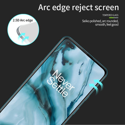 For Oneplus Nord MOFI 9H 2.5D Full Screen Tempered Glass Film(Black) - OnePlus Tempered Glass by MOFI | Online Shopping South Africa | PMC Jewellery