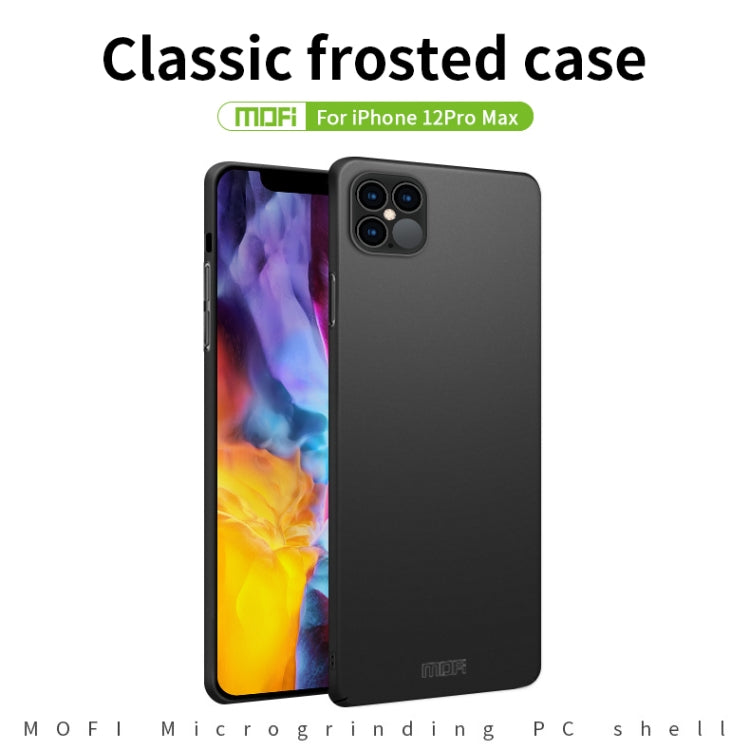 For iPhone 12 Pro Max MOFI Frosted PC Ultra-thin Hard Case(Rose gold) - iPhone 12 Pro Max Cases by MOFI | Online Shopping South Africa | PMC TechLife