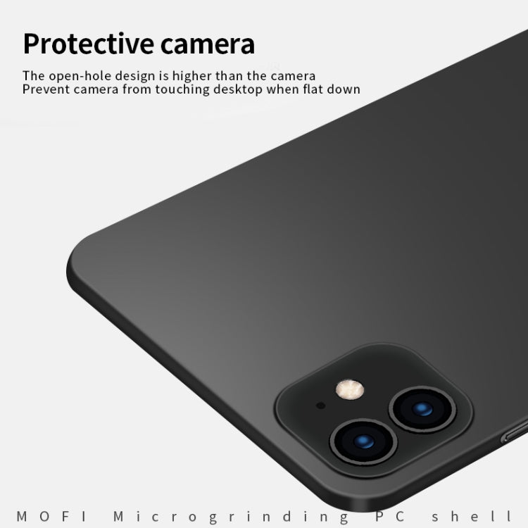 For iPhone 12 / 12 Pro MOFI Frosted PC Ultra-thin Hard Case(Rose gold) - free shipping - PMC TechLife - Order now!