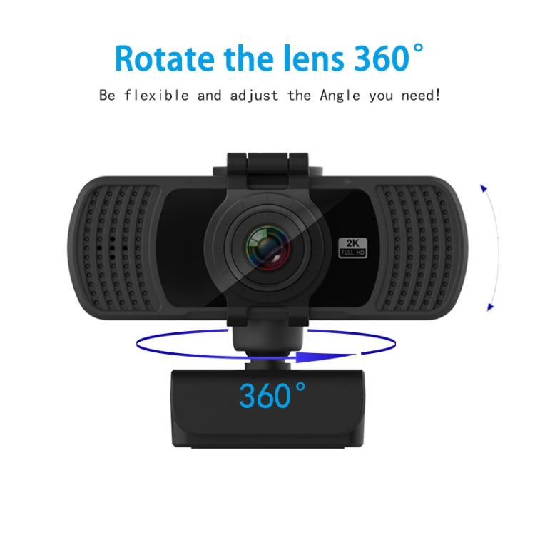 Richwell PC-06 Mini 360 Degrees Rotating 4.0 MP HD Auto Focus PC Webcam with Noise Reduction Microphone - HD Camera by Richwell | Online Shopping South Africa | PMC Jewellery | Buy Now Pay Later Mobicred