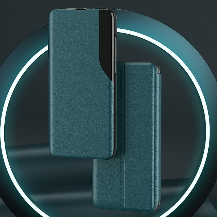 For Galaxy S20 Ultra Attraction Flip Holder Leather Phone Case(Black) - Galaxy Phone Cases by PMC TechLife | Online Shopping South Africa | PMC TechLife