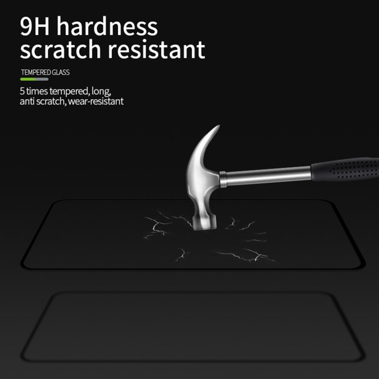 For Samsung Galaxy M51 MOFI 9H 2.5D Full Screen Tempered Glass Film(Black) - Galaxy Tempered Glass by MOFI | Online Shopping South Africa | PMC Jewellery