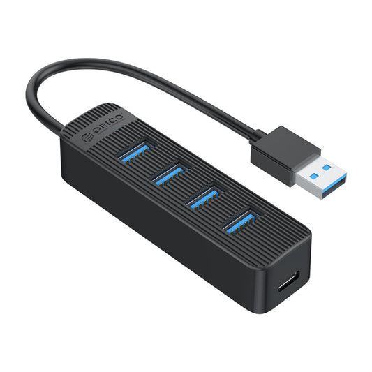 ORICO TWU3-4A-BK 4-Port USB 3.0 HUB - USB 3.0 HUB by ORICO | Online Shopping South Africa | PMC Jewellery | Buy Now Pay Later Mobicred