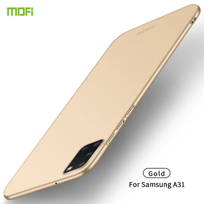 For Samsung Galaxy A31 MOFI Frosted PC Ultra-thin Hard Case(Gold) - Galaxy Phone Cases by MOFI | Online Shopping South Africa | PMC Jewellery