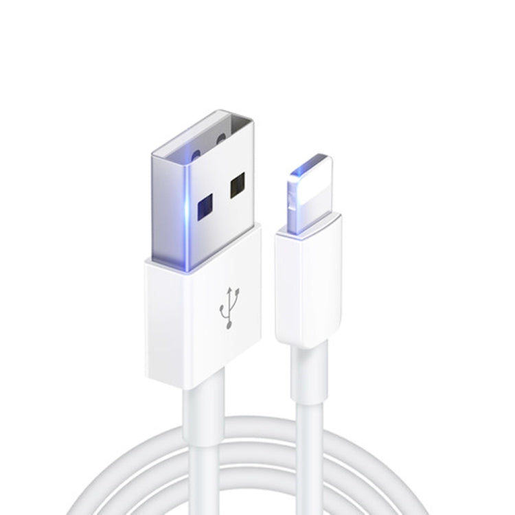 XJ-018 3A USB Male to 8 Pin Male Fast Charging Data Cable, Length: 2m - Normal Style Cable by PMC Jewellery | Online Shopping South Africa | PMC Jewellery | Buy Now Pay Later Mobicred
