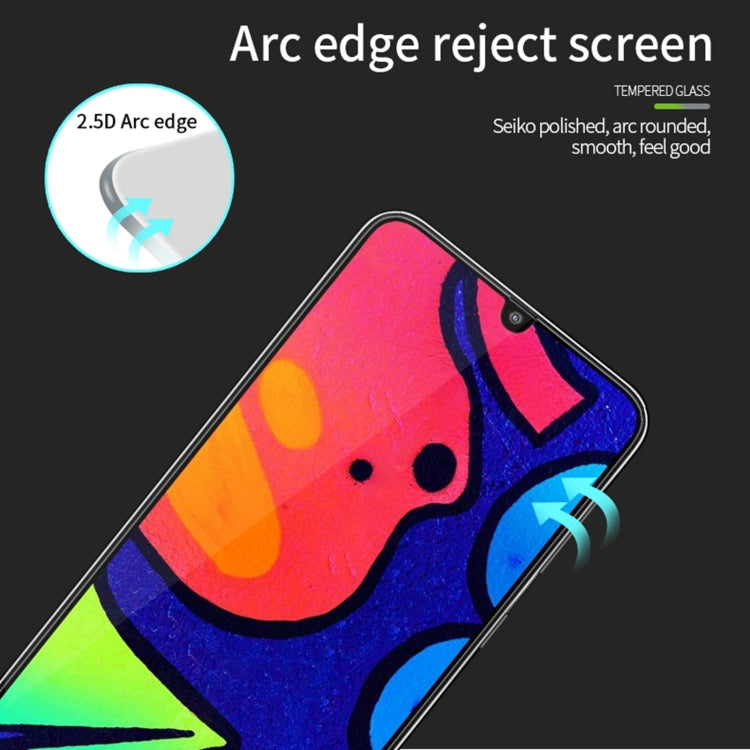 For Samsung Galaxy M21S MOFI 9H 2.5D Full Screen Tempered Glass Film(Black) - Galaxy Tempered Glass by MOFI | Online Shopping South Africa | PMC Jewellery