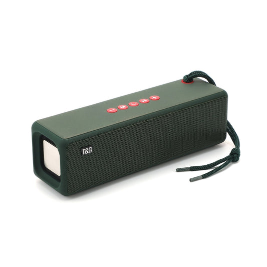 T&G TG271 TWS Subwoofer Bluetooth Speaker With Braided Rope, Support USB/AUX/TF Card/FM(Green) - Desktop Speaker by T&G | Online Shopping South Africa | PMC Jewellery | Buy Now Pay Later Mobicred