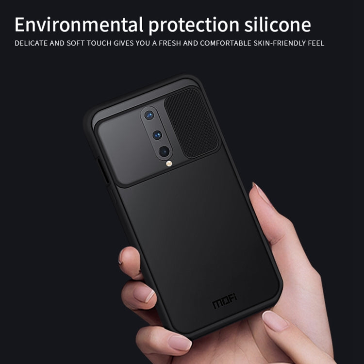 For OnePlus 8 MOFI Xing Dun Series Translucent Frosted PC + TPU Privacy Anti-glare Shockproof All-inclusive Protective Case(Green) - OnePlus Cases by MOFI | Online Shopping South Africa | PMC Jewellery