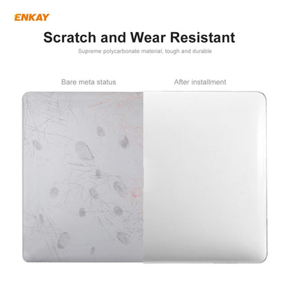 ENKAY 3 in 1 Crystal Laptop Protective Case + EU Version TPU Keyboard Film + Anti-dust Plugs Set for MacBook Pro 13.3 inch A1708 (without Touch Bar)(Transparent) - MacBook Pro Cases by ENKAY | Online Shopping South Africa | PMC Jewellery | Buy Now Pay Later Mobicred