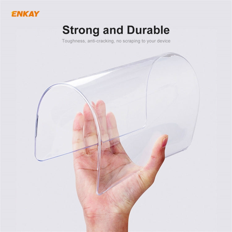 ENKAY 3 in 1 Crystal Laptop Protective Case + EU Version TPU Keyboard Film + Anti-dust Plugs Set for MacBook Pro 13.3 inch A1708 (without Touch Bar)(Transparent) - MacBook Pro Cases by ENKAY | Online Shopping South Africa | PMC Jewellery | Buy Now Pay Later Mobicred