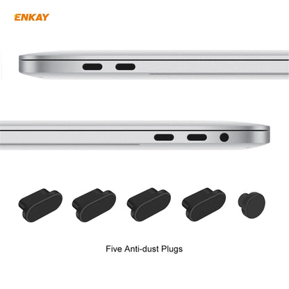 ENKAY 3 in 1 Crystal Laptop Protective Case + EU Version TPU Keyboard Film + Anti-dust Plugs Set for MacBook Pro 13.3 inch A1708 (without Touch Bar)(Transparent) - MacBook Pro Cases by ENKAY | Online Shopping South Africa | PMC Jewellery | Buy Now Pay Later Mobicred