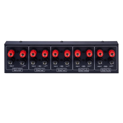 1 In And 4 Out Amplifier Sound Speaker Distributor, 4-Area Sound Source, Signal Distribution Panel, Single Audio Input, 300W Per Channel -  by PMC Jewellery | Online Shopping South Africa | PMC Jewellery | Buy Now Pay Later Mobicred