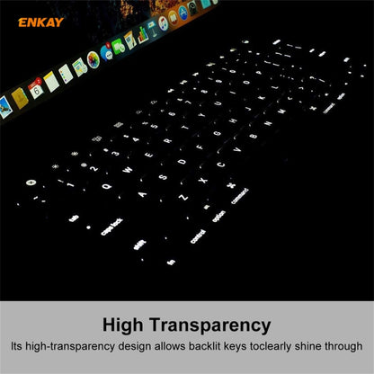 ENKAY US Version Soft TPU Keyboard Protector Film for MacBook 12 inch A1534 (2015) / Pro 13.3 inch A1708 (without Touch Bar) - Keyboard Protector by ENKAY | Online Shopping South Africa | PMC Jewellery | Buy Now Pay Later Mobicred