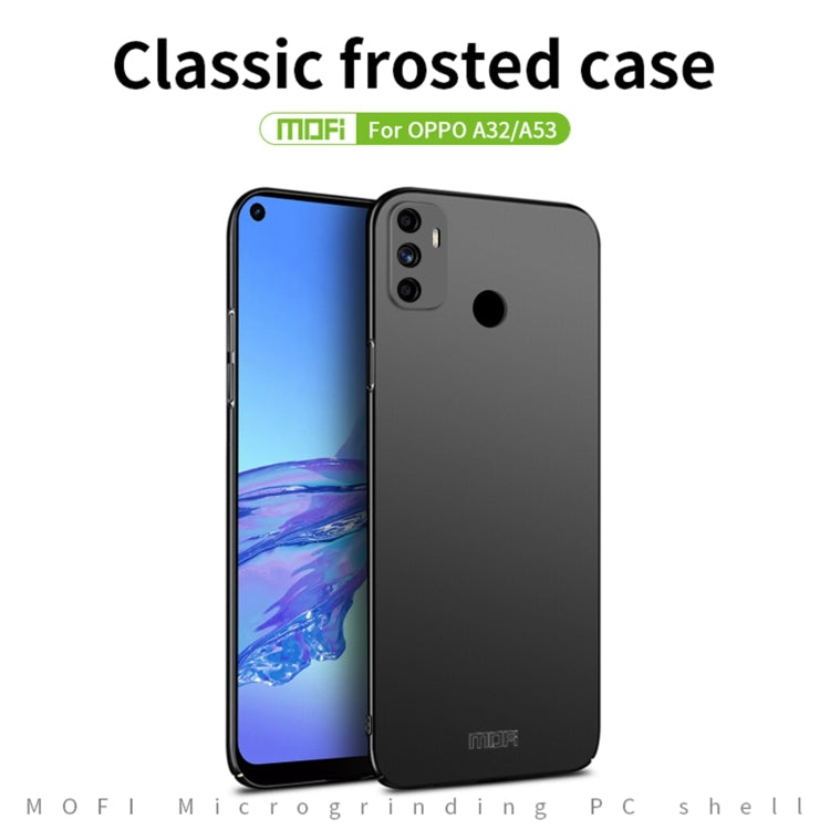 For OPPO A32 / A52 MOFI Frosted PC Ultra-thin Hard Case(Red) - OPPO Cases by MOFI | Online Shopping South Africa | PMC Jewellery