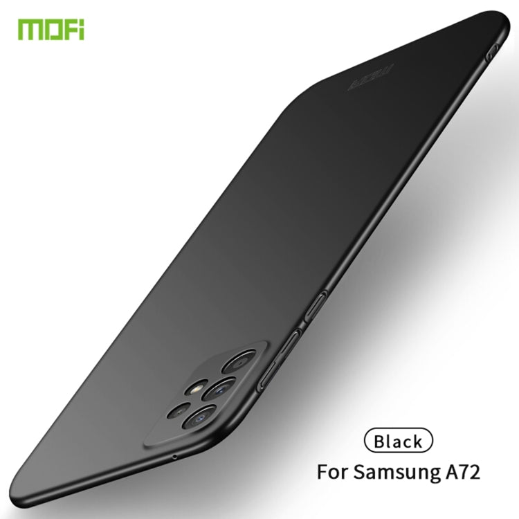 For Samsung Galaxy A72 5G / 4G MOFI Frosted PC Ultra-thin Hard Case(Black) - Galaxy Phone Cases by MOFI | Online Shopping South Africa | PMC TechLife