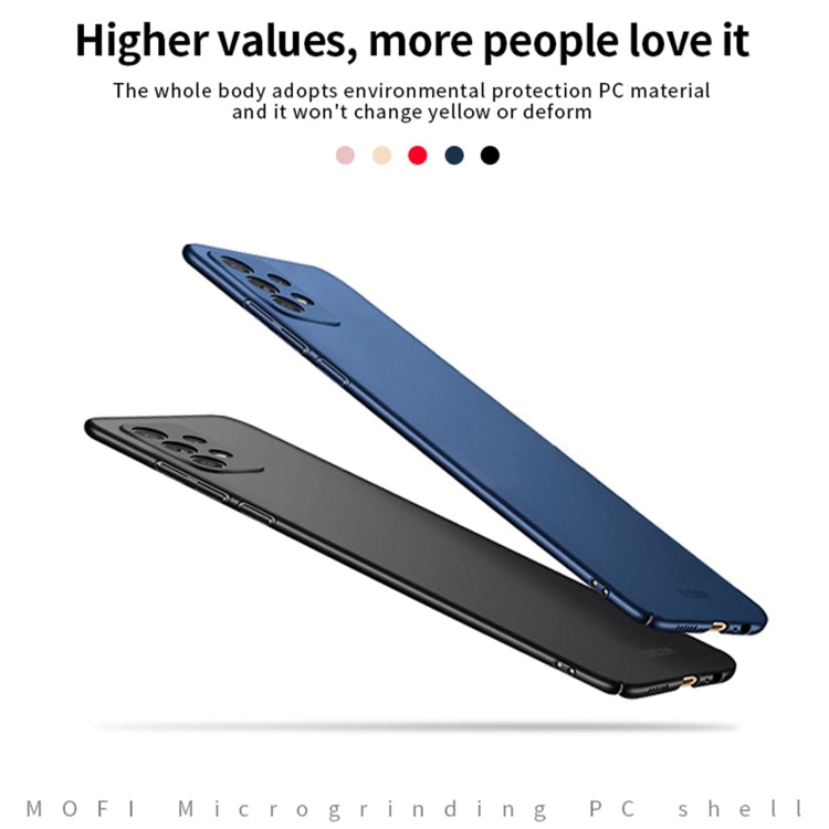 For Samsung Galaxy A72 5G / 4G MOFI Frosted PC Ultra-thin Hard Case(Black) - Galaxy Phone Cases by MOFI | Online Shopping South Africa | PMC TechLife