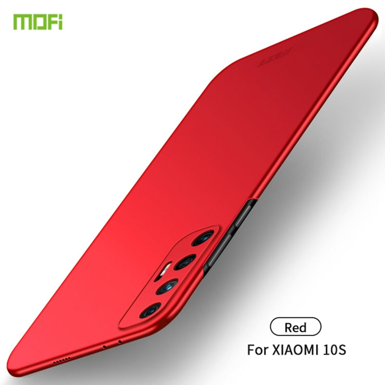 For Xiaomi Mi 10S MOFI Frosted PC Ultra-thin Hard Case(Red) - free shipping - PMC TechLife - Order now!