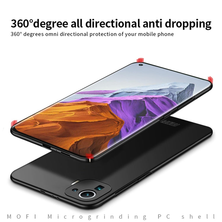 For Xiaomi Mi 11 Pro MOFI Frosted PC Ultra-thin Hard Case(Gold) - free shipping - PMC TechLife - Order now!