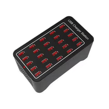 150W 25 USB Ports Fast Charger Station Smart Charger, AC 110-240V, Plug Size:UK Plug - Multifunction Charger by PMC Jewellery | Online Shopping South Africa | PMC Jewellery | Buy Now Pay Later Mobicred