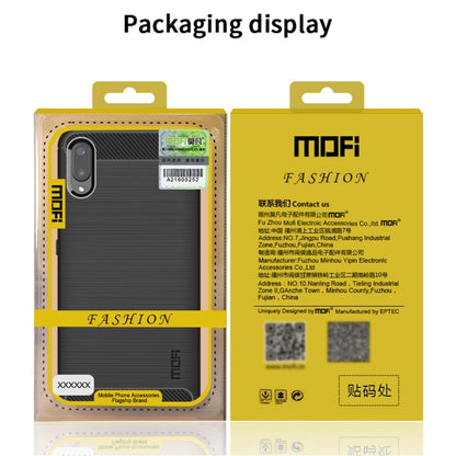 For Samsung Galaxy A02s/M02s/F02s(EU Version) MOFI Gentleness Series Brushed Texture Carbon Fiber Soft TPU Case(Grey) - Galaxy Phone Cases by MOFI | Online Shopping South Africa | PMC Jewellery