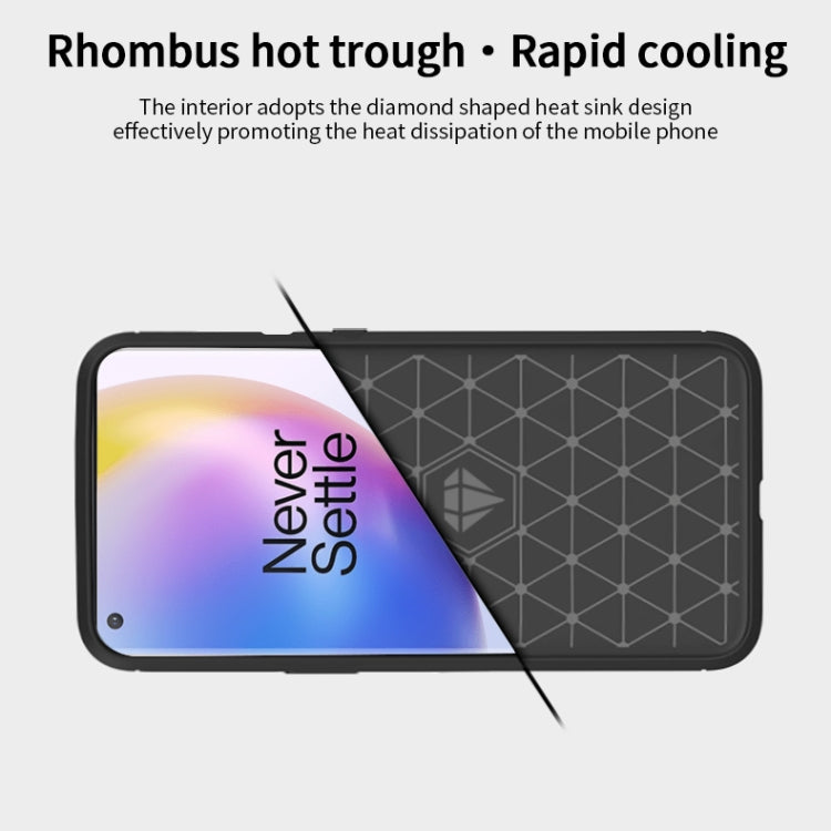 For OnePlus 8 Pro MOFI Gentleness Series Brushed Texture Carbon Fiber Soft TPU Case(Black) - OnePlus Cases by MOFI | Online Shopping South Africa | PMC TechLife | Buy Now Pay Later Mobicred