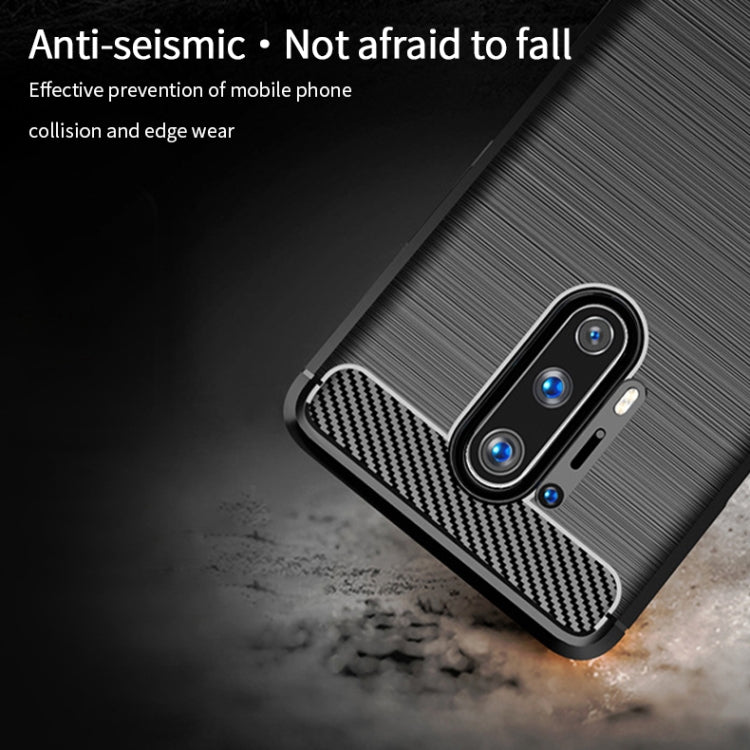 For OnePlus 8 Pro MOFI Gentleness Series Brushed Texture Carbon Fiber Soft TPU Case(Blue) - OnePlus Cases by MOFI | Online Shopping South Africa | PMC TechLife | Buy Now Pay Later Mobicred