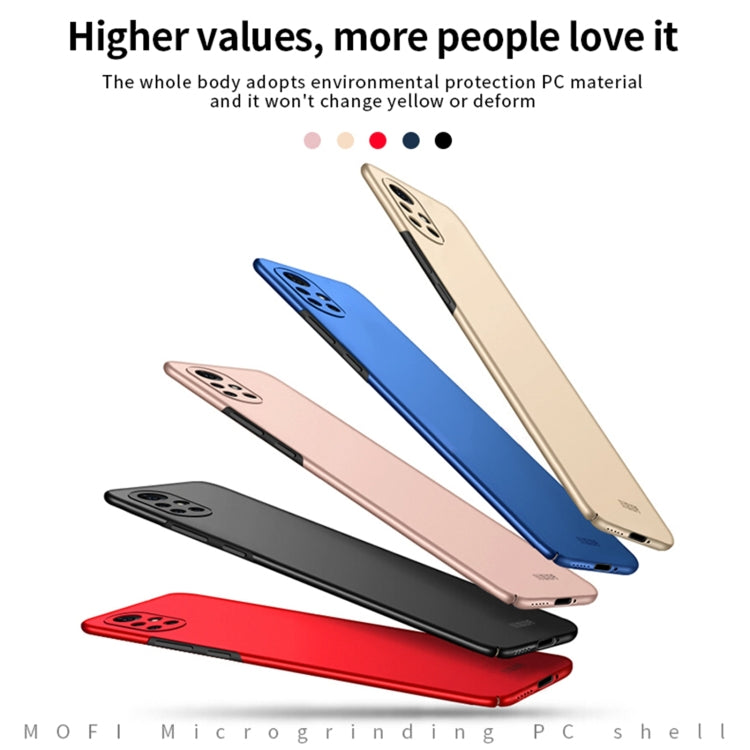 For Huawei Nova 8 MOFI Frosted PC Ultra-thin Hard Case(Gold) - Huawei Cases by MOFI | Online Shopping South Africa | PMC Jewellery