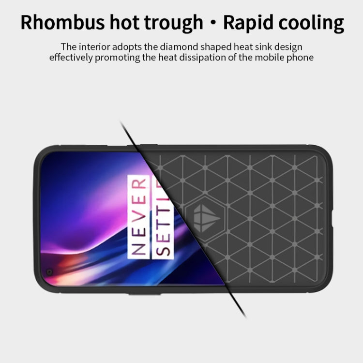 For OnePlus 8 MOFI Gentleness Series Brushed Texture Carbon Fiber Soft TPU Case(Gray) - free shipping - PMC TechLife - Order now!