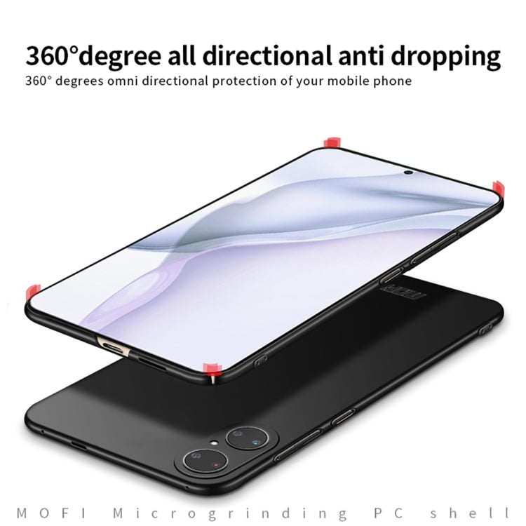 For Huawei P50 MOFI Frosted PC Ultra-thin Hard Case(Gold) - Huawei Cases by MOFI | Online Shopping South Africa | PMC TechLife