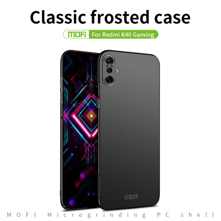 For Xiaomi Redmi K40 Gaming MOFI Frosted PC Ultra-thin Hard Case(Blue) - Xiaomi Cases by MOFI | Online Shopping South Africa | PMC TechLife | Buy Now Pay Later Mobicred