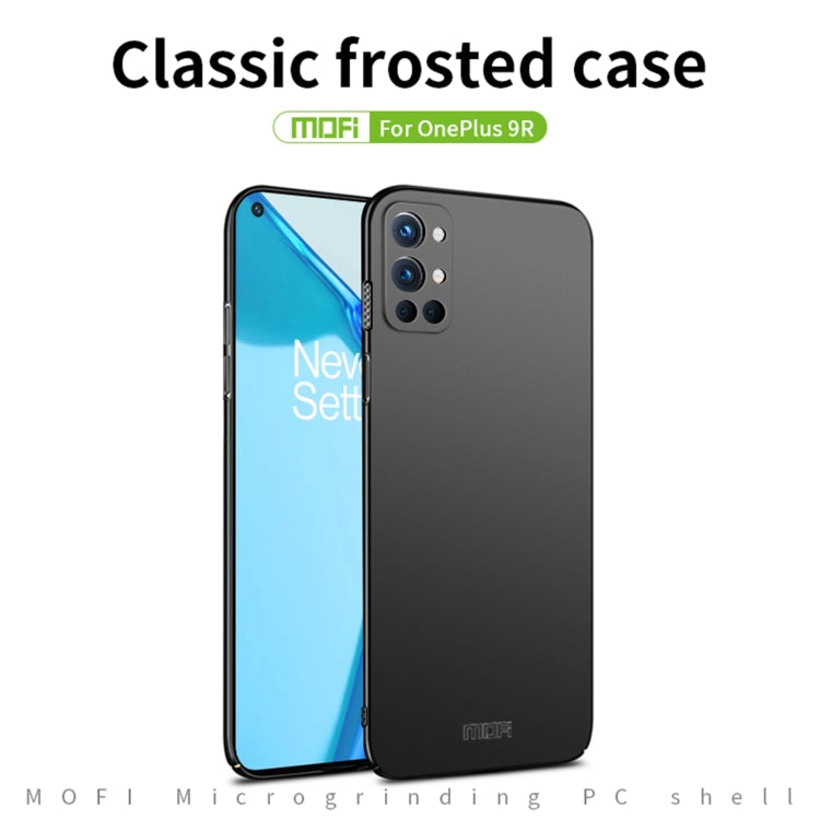 For OnePlus 9R MOFI Frosted PC Ultra-thin Hard Case(Gold) - OnePlus Cases by MOFI | Online Shopping South Africa | PMC TechLife | Buy Now Pay Later Mobicred