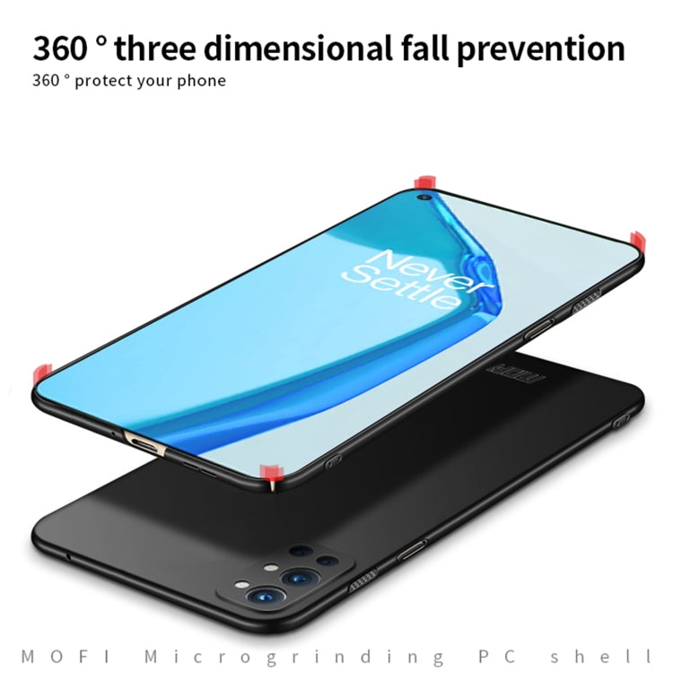 For OnePlus 9R MOFI Frosted PC Ultra-thin Hard Case(Gold) - OnePlus Cases by MOFI | Online Shopping South Africa | PMC TechLife | Buy Now Pay Later Mobicred