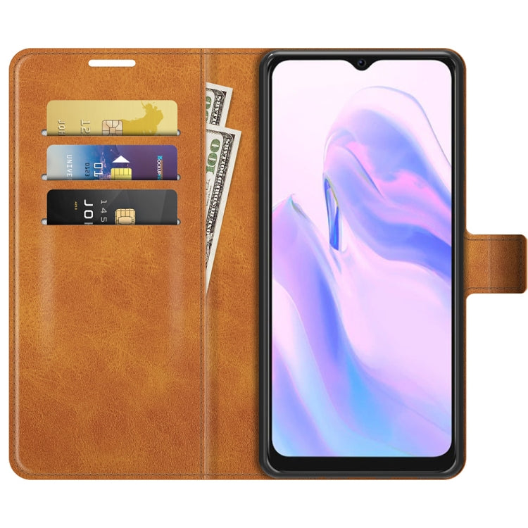 For Blackview A70 Retro Calf Pattern Buckle Horizontal Flip Leather Case with Holder & Card Slots & Wallet(Yellow) - More Brand by PMC Jewellery | Online Shopping South Africa | PMC Jewellery | Buy Now Pay Later Mobicred
