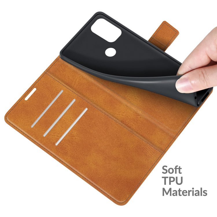 For Blackview A70 Retro Calf Pattern Buckle Horizontal Flip Leather Case with Holder & Card Slots & Wallet(Yellow) - More Brand by PMC TechLife | Online Shopping South Africa | PMC TechLife | Buy Now Pay Later Mobicred