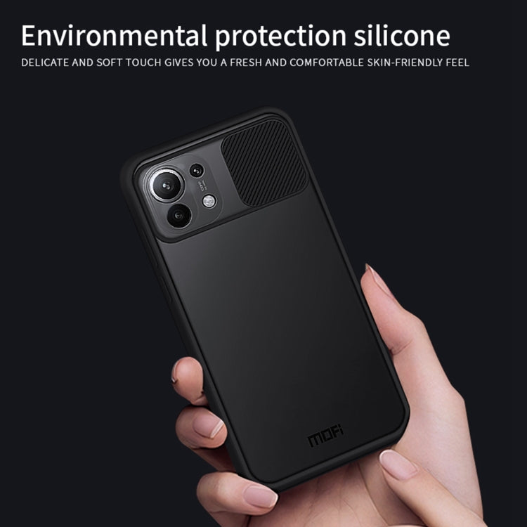 For Xiaomi Mi 11 MOFI Xing Dun Series Translucent Frosted PC + TPU Privacy Anti-glare Shockproof All-inclusive Protective Case(Black) - Xiaomi Cases by MOFI | Online Shopping South Africa | PMC Jewellery